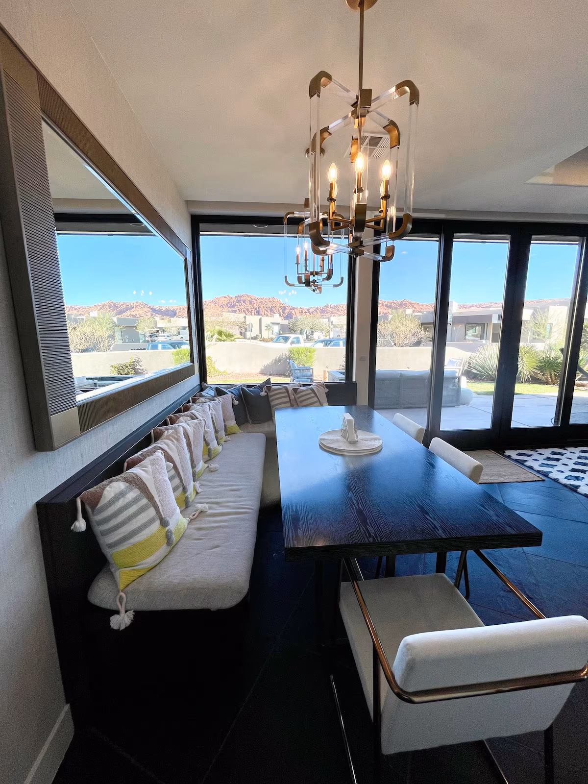 Bright, immaculate living space in a St. George home cleaned by TrueCove