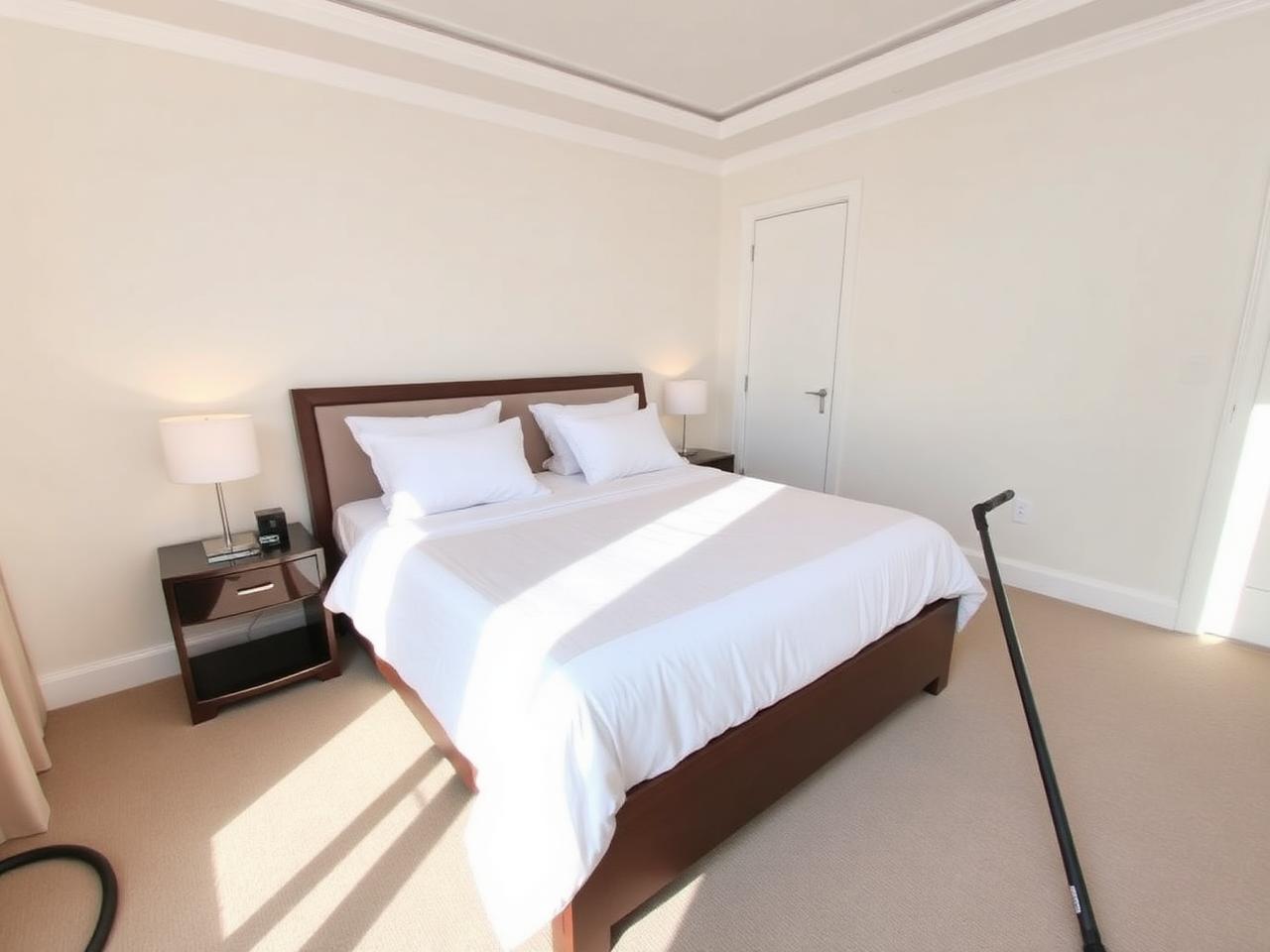 Bedroom after TrueCove house cleaning